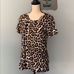 J crew cheetah tee